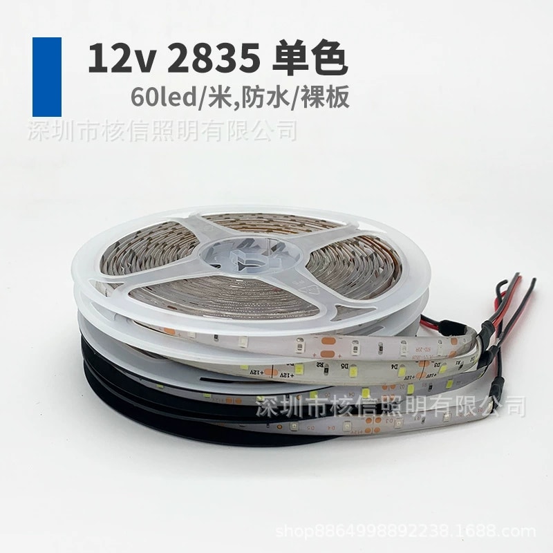 Single Color LED Strip 835 LEDs/m 12V DC