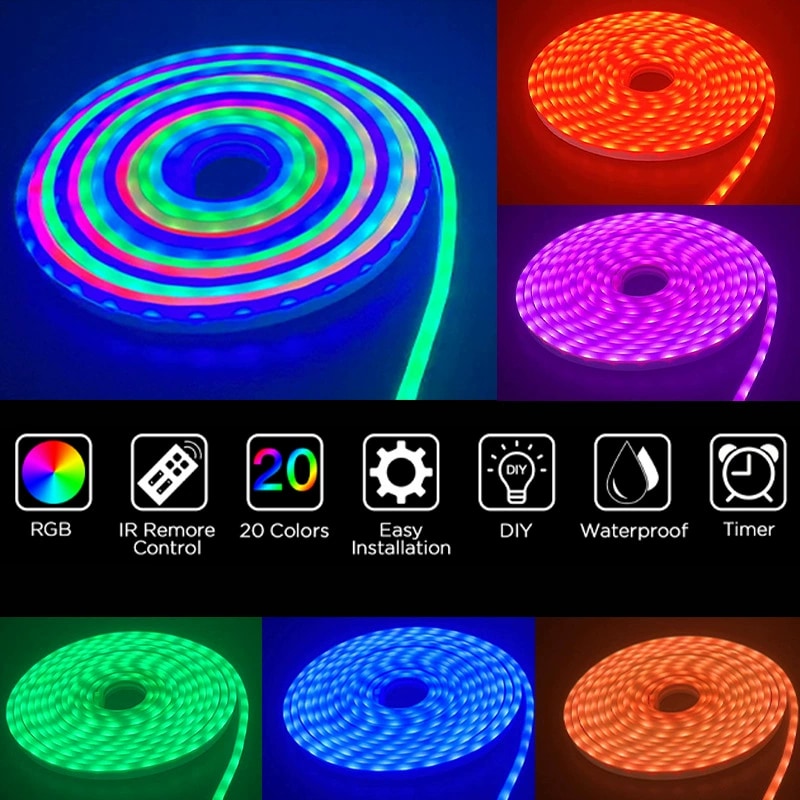 Flexible Silicone Neon Strip 5 m