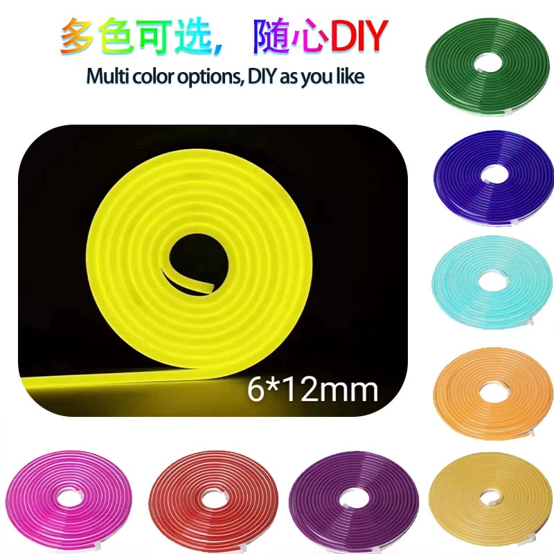 Flexible Silicone Neon Strip - 8 W Neon2835