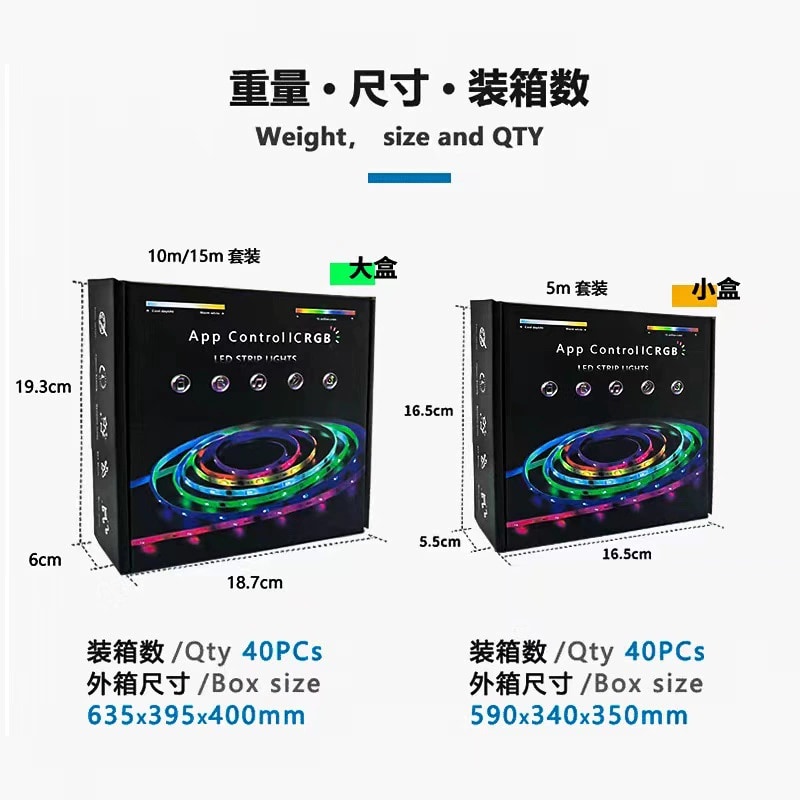 Addressable LED Strip - 2811 15 m Bluetooth 5050RGBAddressable