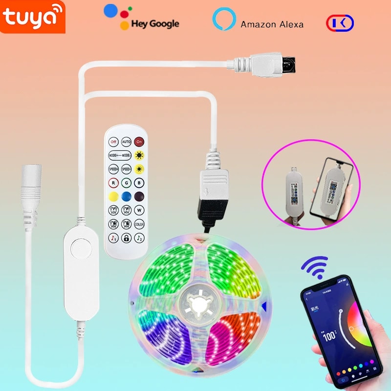 LED Strip Light - 12V DC Smart/Tuya 5050RGB 2835RGB