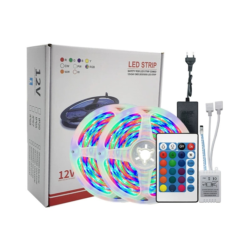 Addressable LED Strip - IP65 24-key 3528RGB-24/44Kit