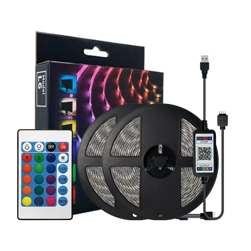 Addressable LED Strip - 10 m IR Remote 5050RGB