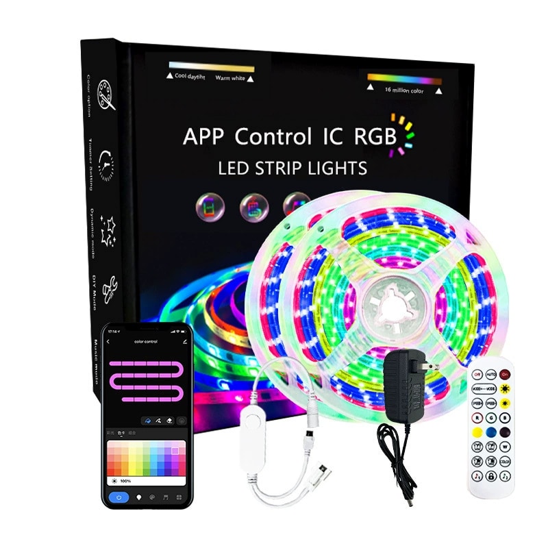 Addressable LED Strip - 12V DC Smart/Tuya 5050RGBAddressable