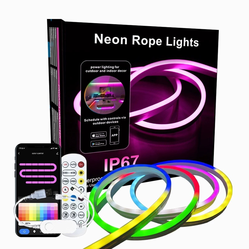 Flexible Silicone Neon Strip - Smart/Tuya 5050RGBAddressable