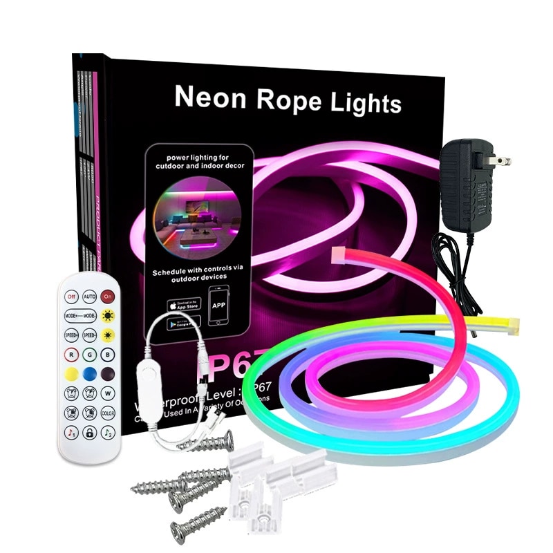 Flexible Silicone Neon Strip - 24-key 8 W