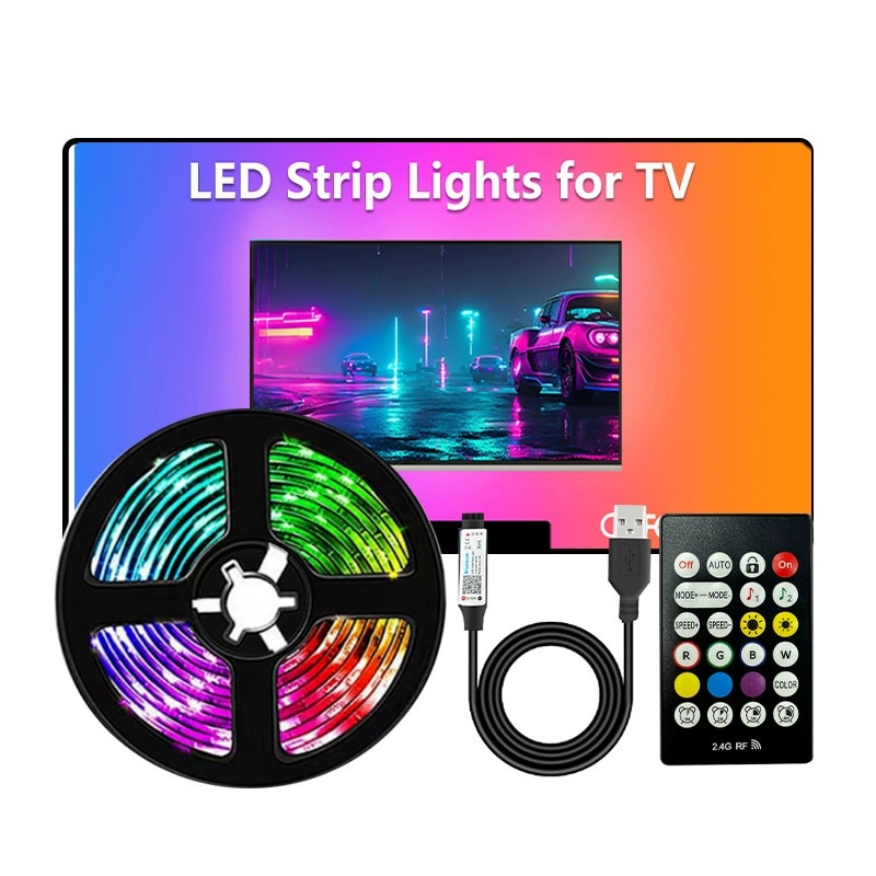 TV & Gaming Backlight Strip - 4 m Bluetooth 8 W 5050RGB