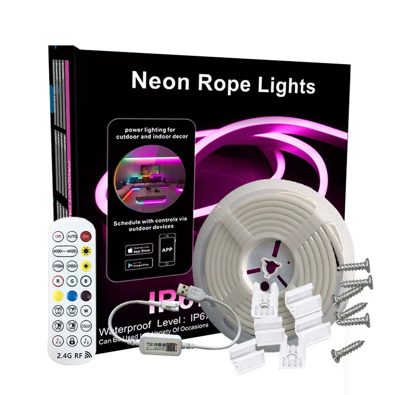 Flexible Silicone Neon Strip - Smart/Tuya 5050RGBAddressable