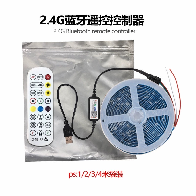Addressable LED Strip - IP65 Bluetooth 5050RGBAddressable