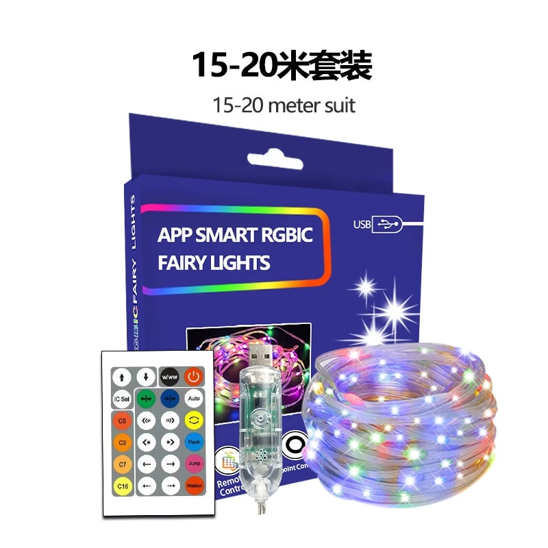 Christmas LED Light Strip - 5050 24-key 2 W