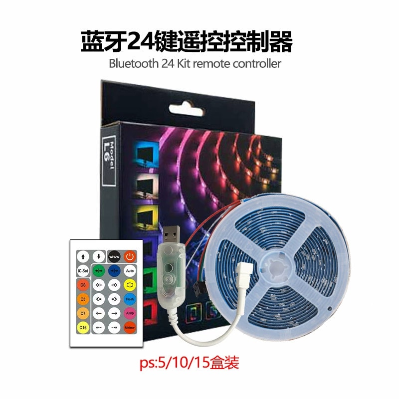 Addressable LED Strip - IP65 Bluetooth 5050RGBAddressable